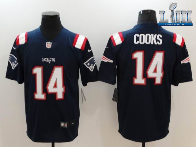 2019 New England Patriots Super Bowl LIII game Jerseys-155